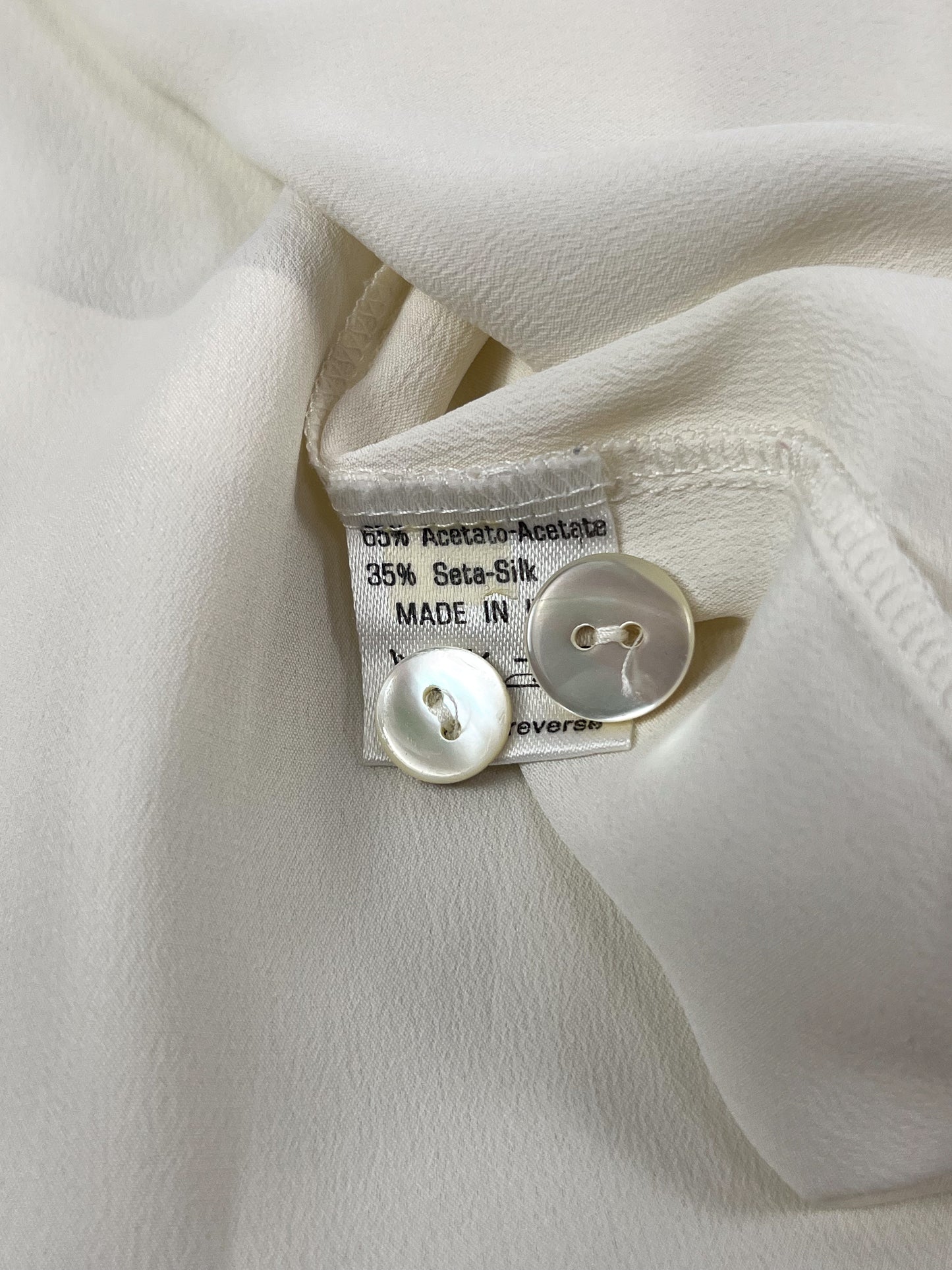 Camicia Ricamata in Seta anni '80