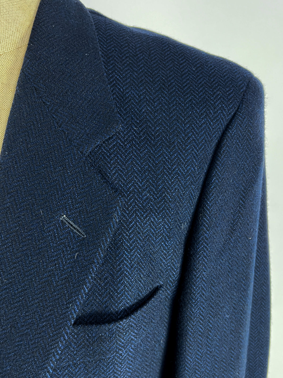 Trussardi 100s Extra Fine Wool Herringbone Jacket