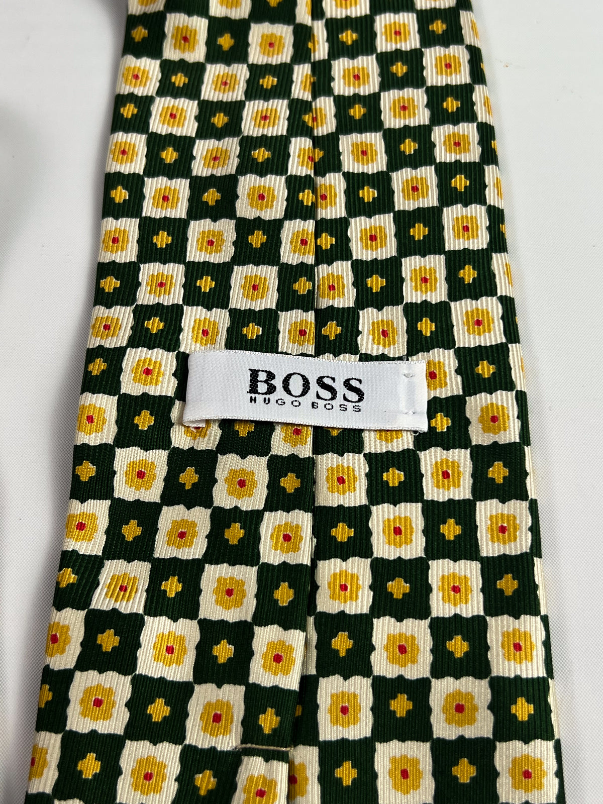 Cravate Hugo Boss géométrique