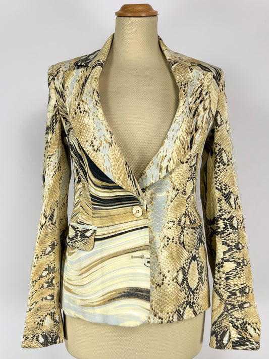 Blazer Just Cavalli Snake Print Y2K