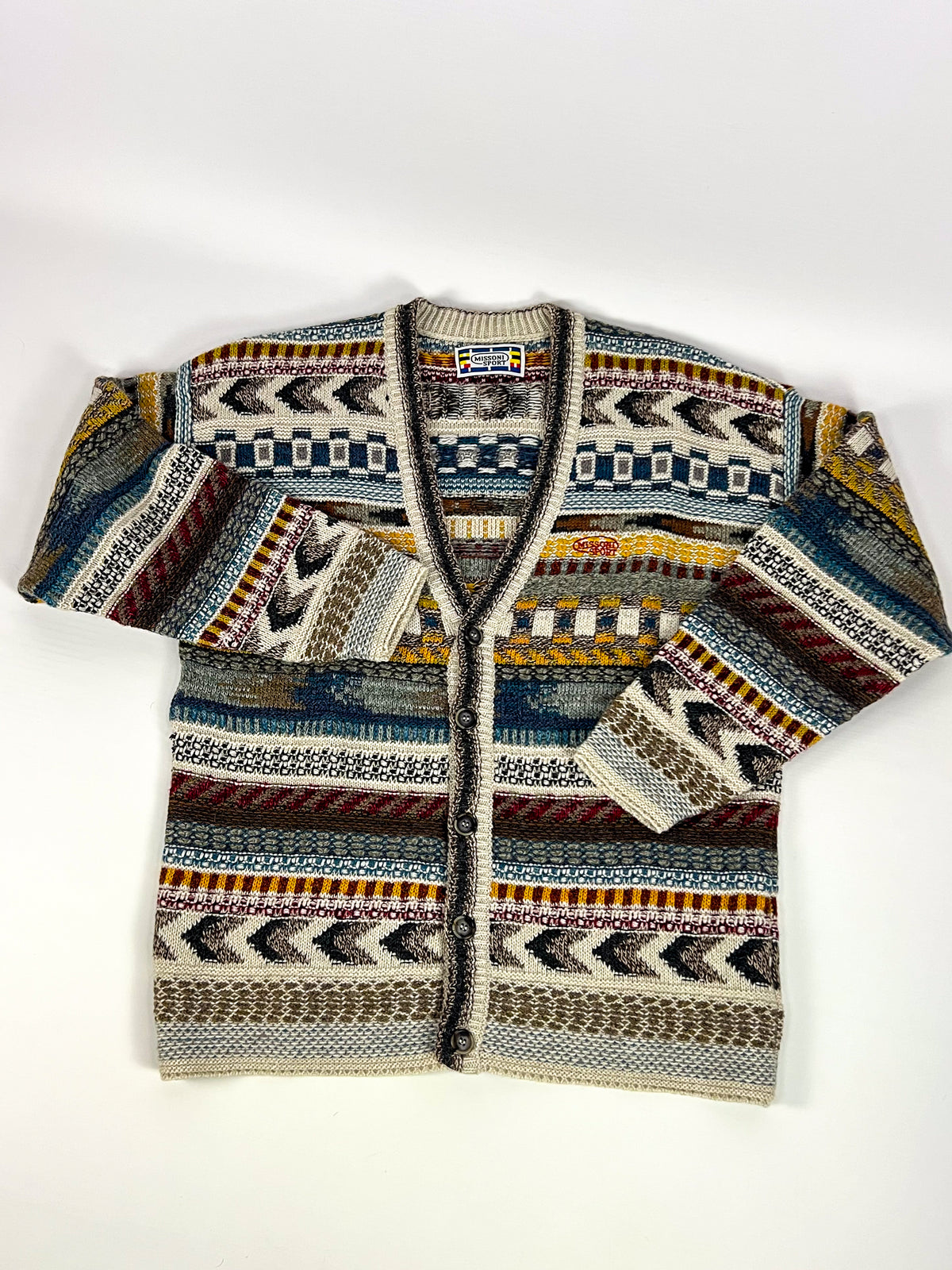 80s Missoni Alpaca and Mohair Wool Cardigan