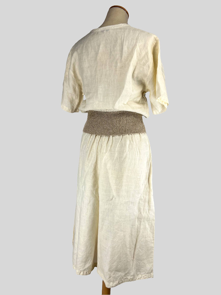 Completo Luciano Soprani in Lino anni '80