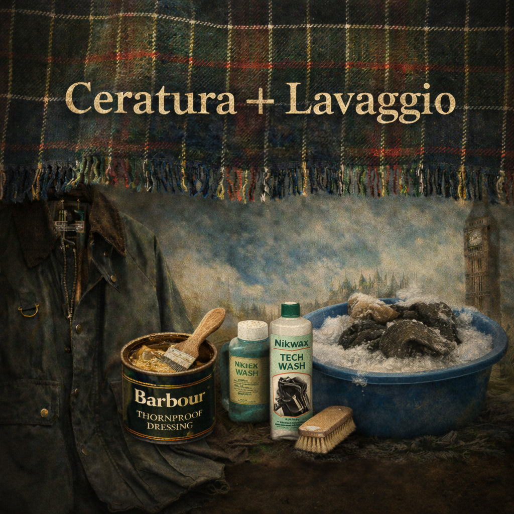 Ceratura + Lavaggio Barbour Professionale
