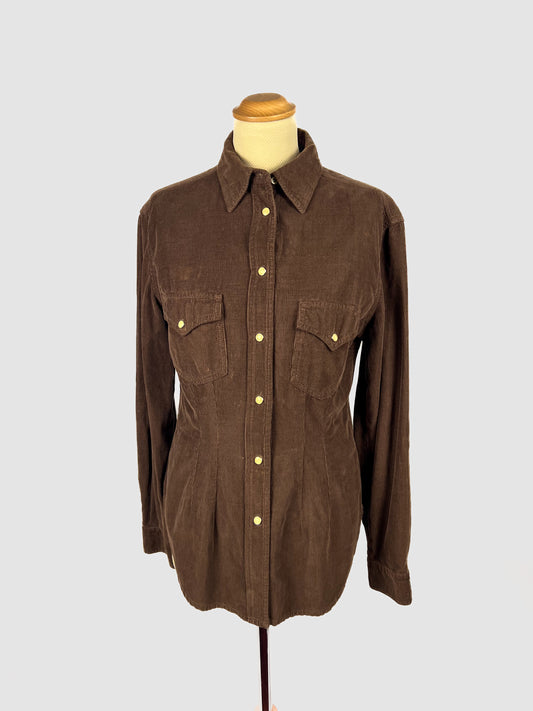 Camicia in velluto a coste