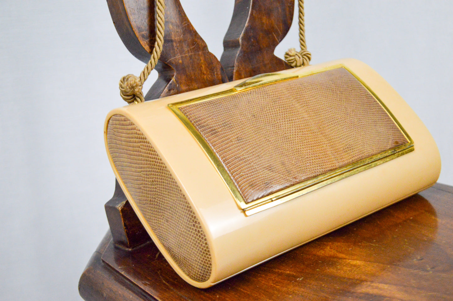 Pochette anni '70 Bakelite e Lucertola