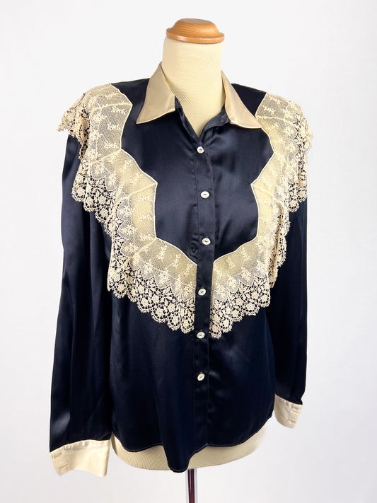 Camicia in seta vintage anni '90