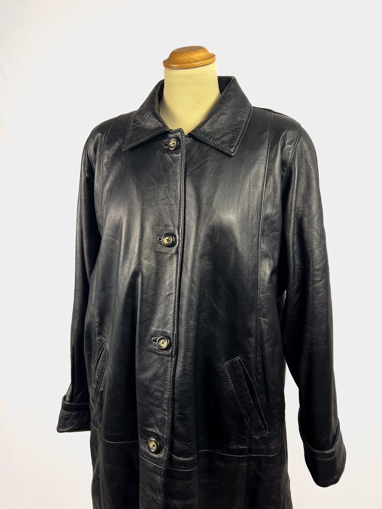 Cappotto in pelle