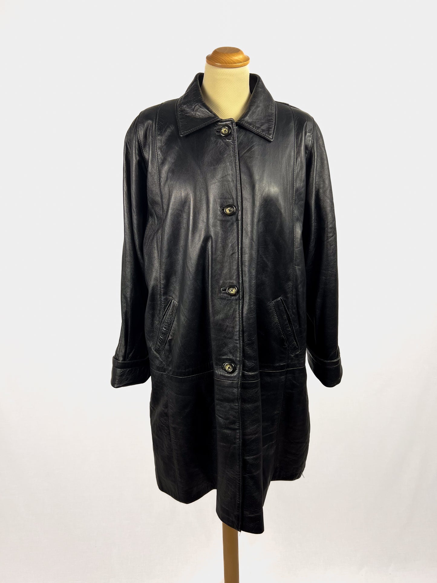 Cappotto in pelle