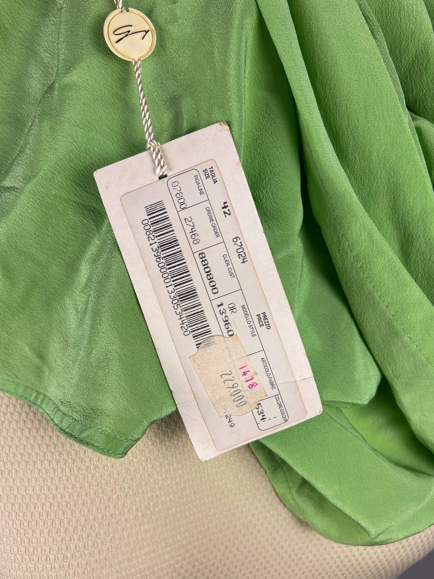 Blusa Genny by Gianni Versace in Seta - New Old Stock
