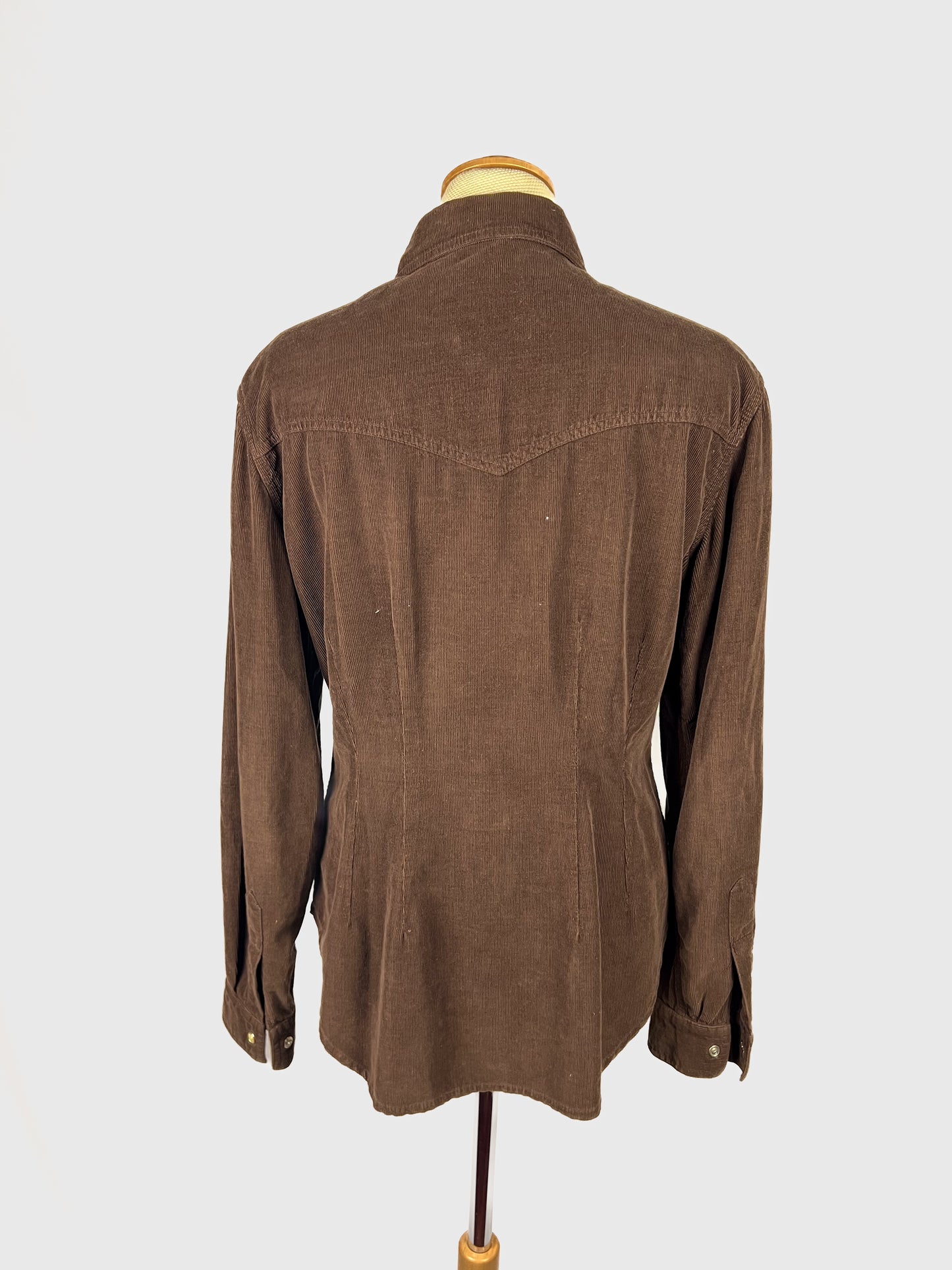 Camicia in velluto a coste