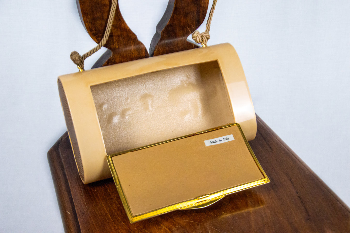 Pochette anni '70 Bakelite e Lucertola