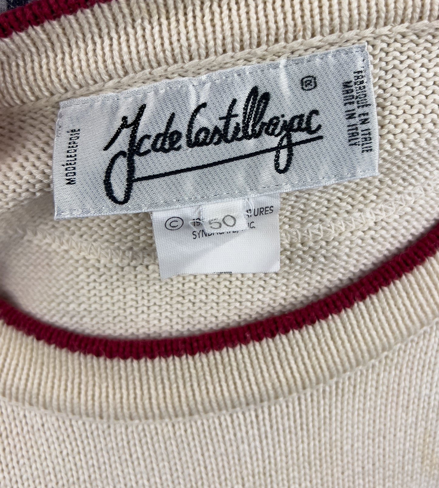 Maglione Jc de Castelbajac 1991