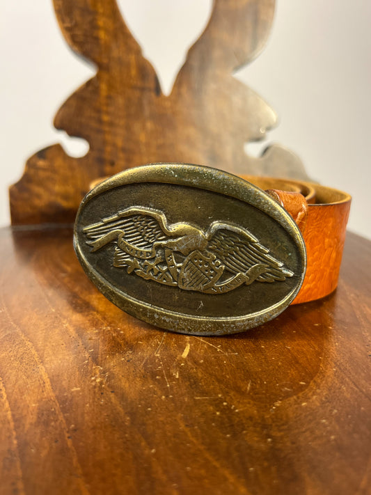 Cintura American Eagle in Pelle