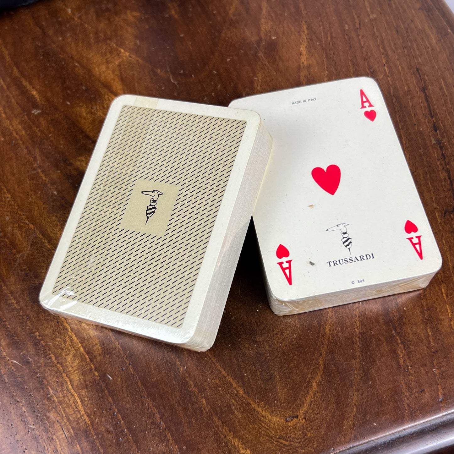 Portacarte da Gioco Trussardi in Pelle