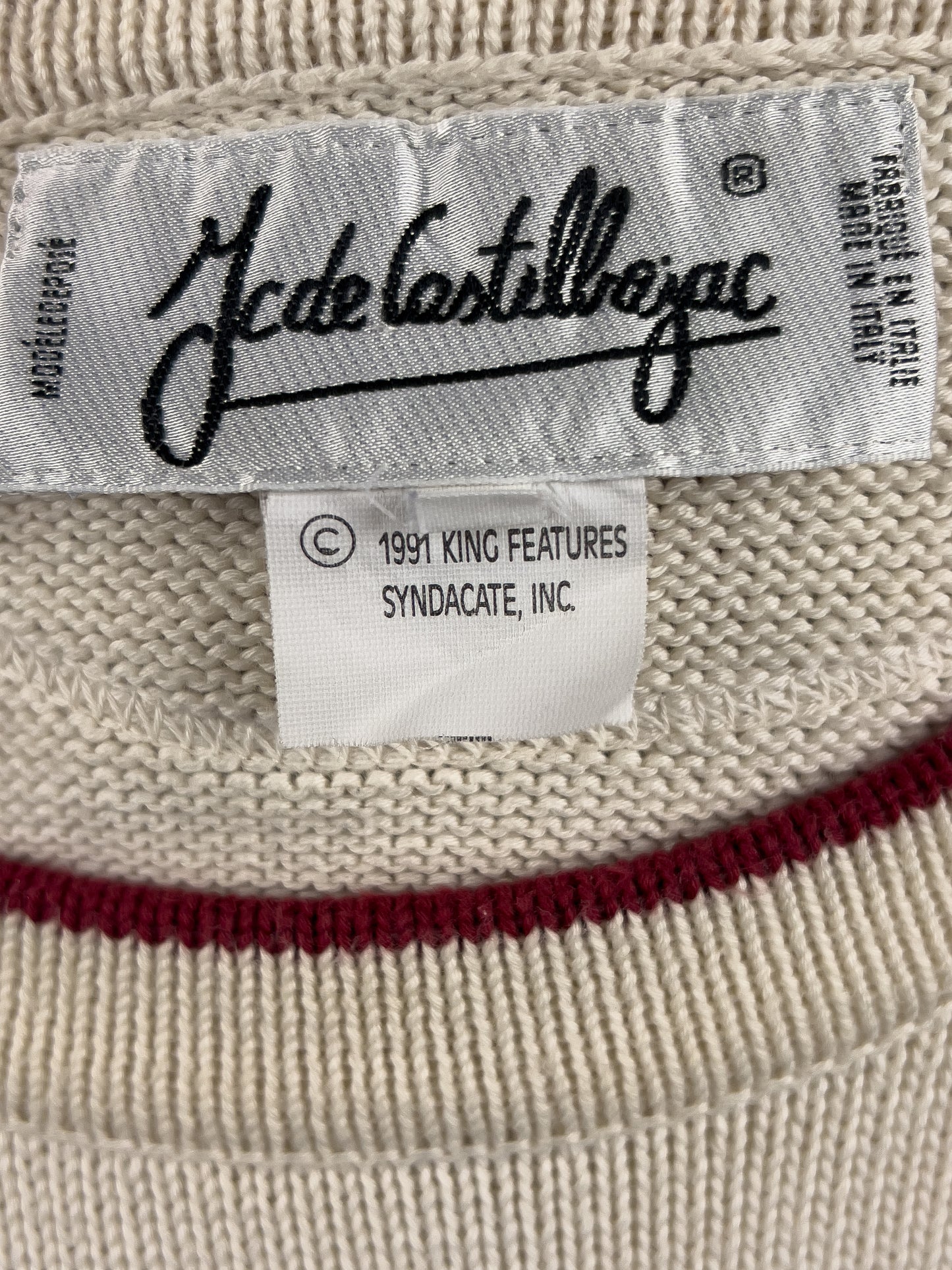 Maglione Jc de Castelbajac 1991