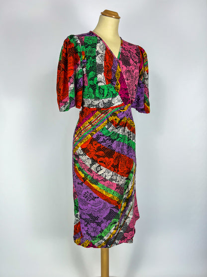 Kimono Armonia Anni '70 in Seta