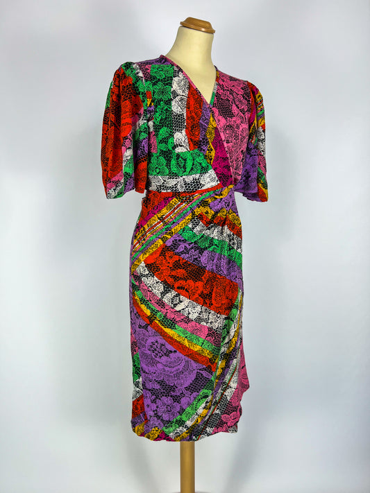 Kimono Armonia Anni '70 in Seta