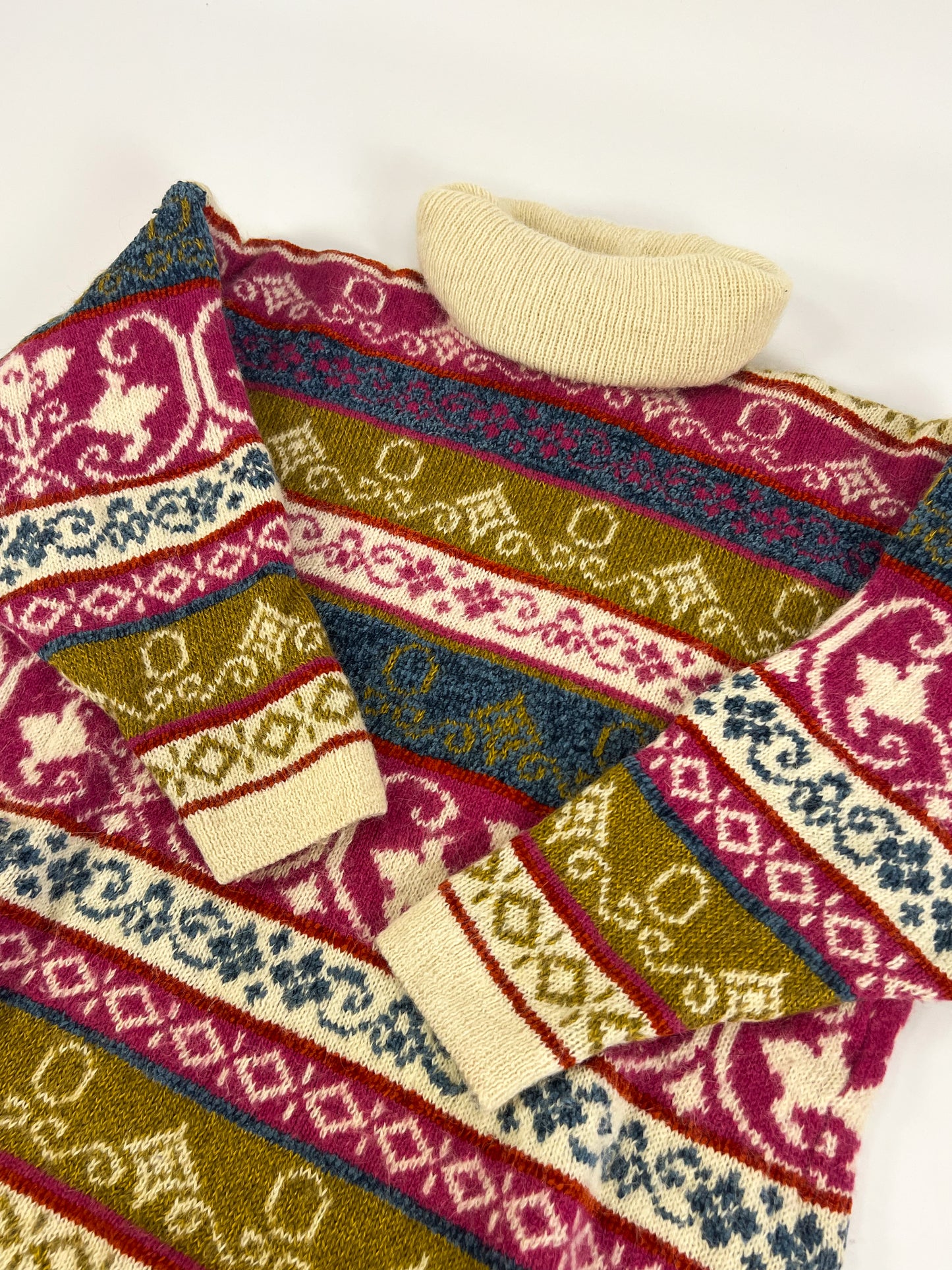 Maglione Vintage Made in the UK -  Lana, Alpaca e Mohair