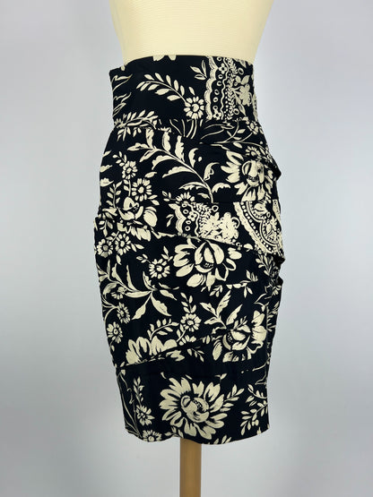 Gonna Gianni Versace Couture in Seta 1989