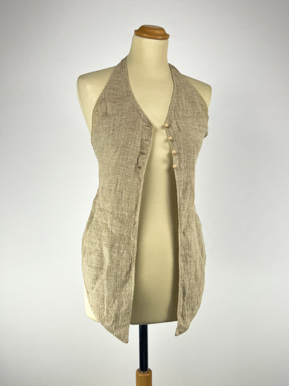 Gilet lungo La Perla in Puro Lino