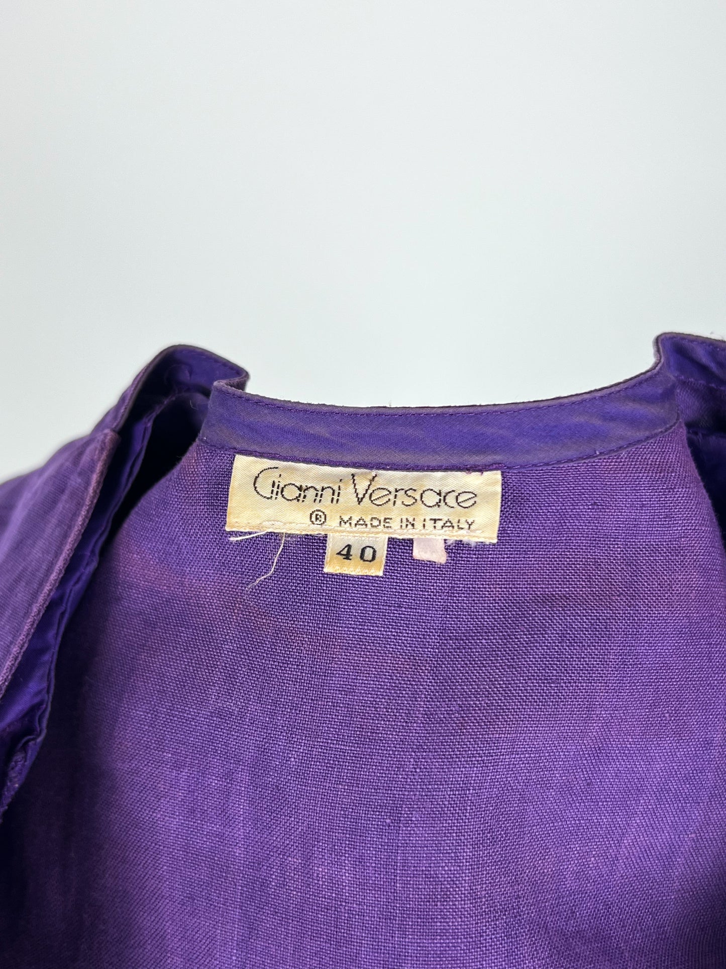 Tunica Gianni Versace in Puro Lino