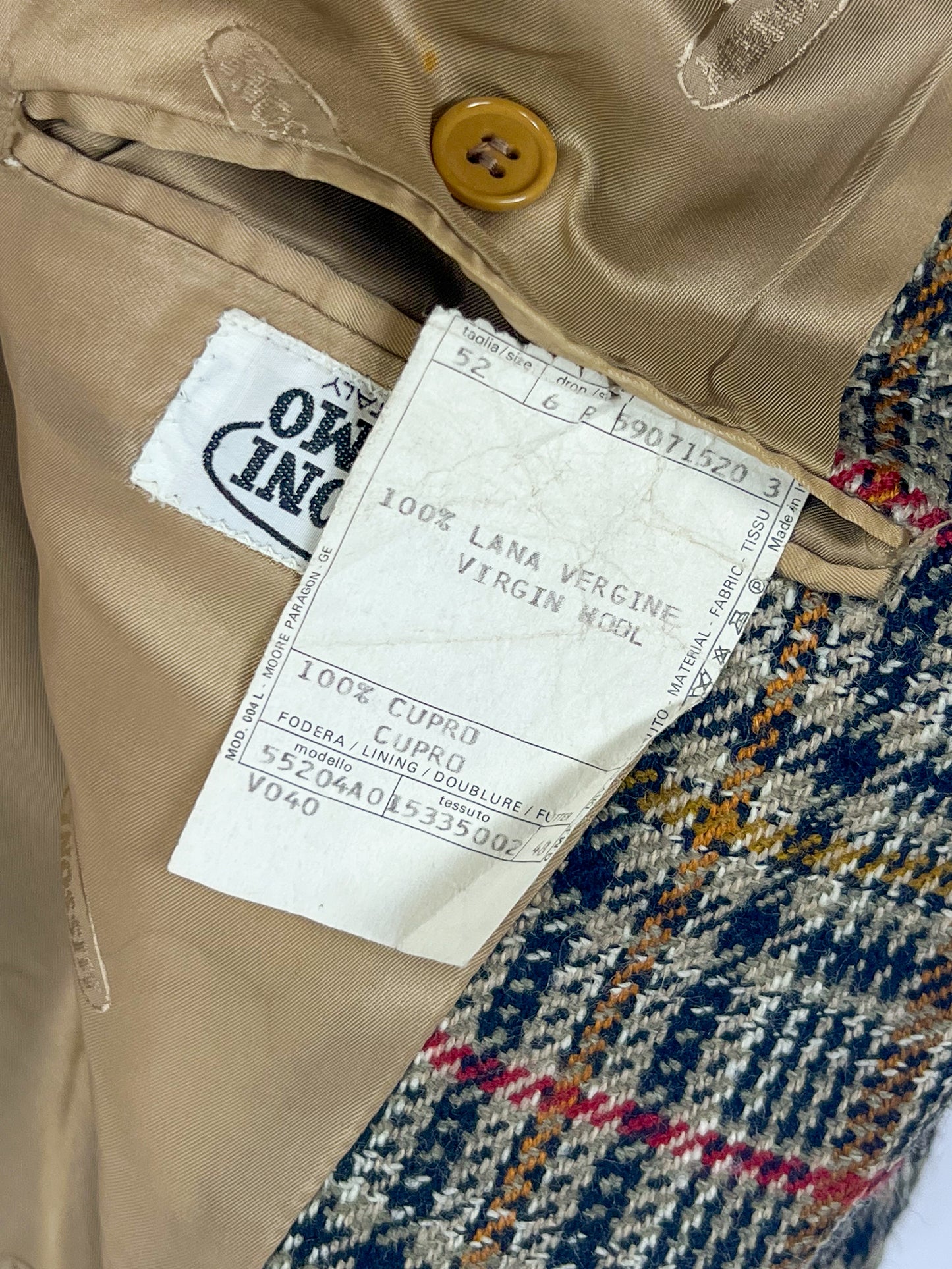 Giacca Missoni Check vintage