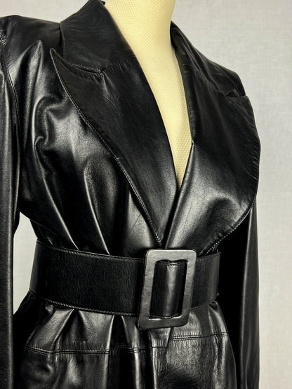 Trench in Pelle Trussardi