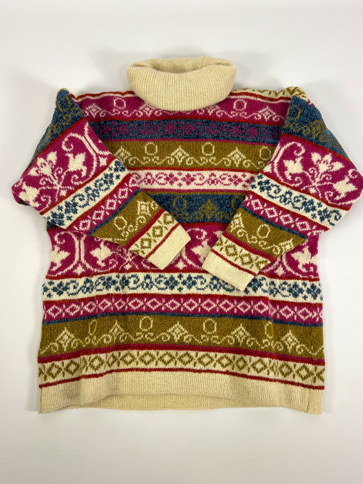 Maglione Vintage Made in the UK -  Lana, Alpaca e Mohair