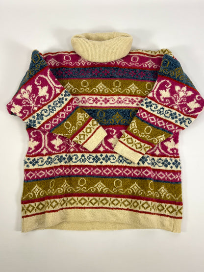 Maglione Vintage Made in the UK -  Lana, Alpaca e Mohair