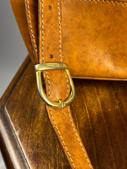 Aquascutum bag in leather and cashmere