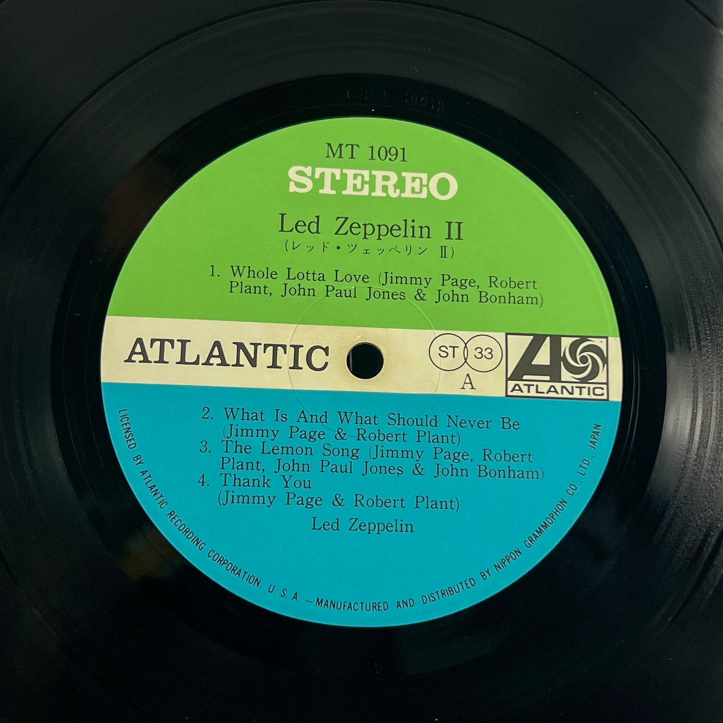 LED ZEPPELIN II – 1ª Edizione Giapponese MT-1091 1969