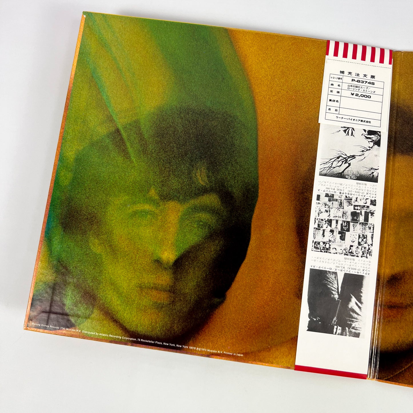 THE ROLLING STONES – Goats Head Soup Prima Stampa Giapponese P-8374S 1973 OBI