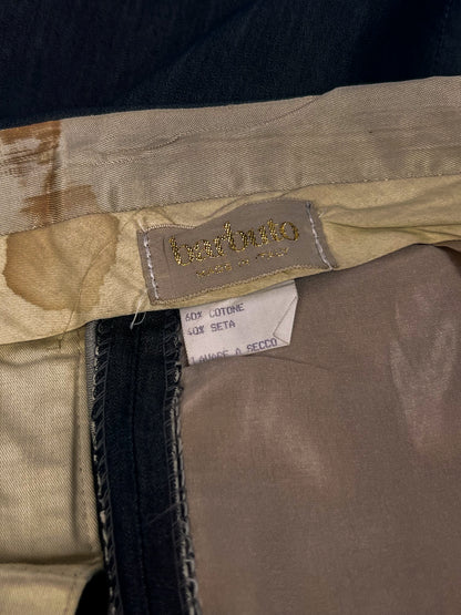 Pantaloni Barbuto in Misto Seta anni '80