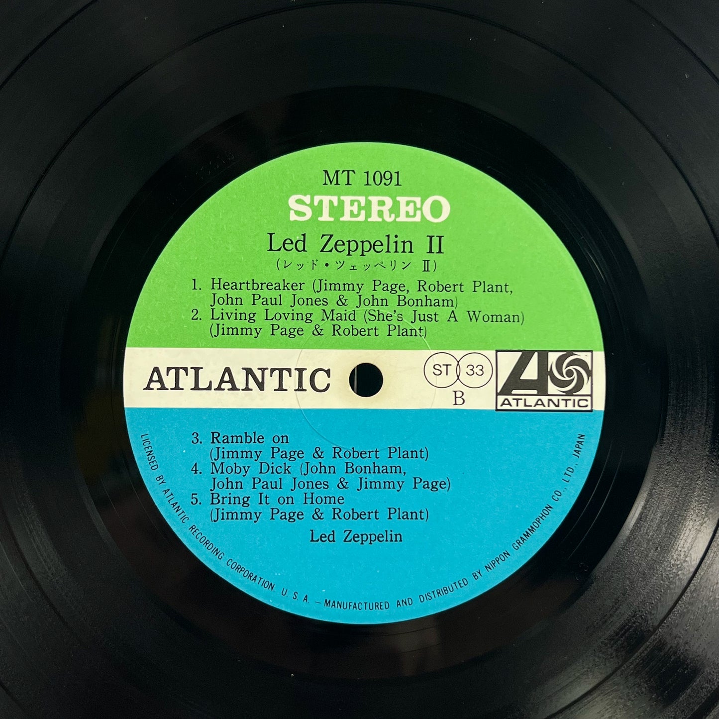 LED ZEPPELIN II – 1ª Edizione Giapponese MT-1091 1969