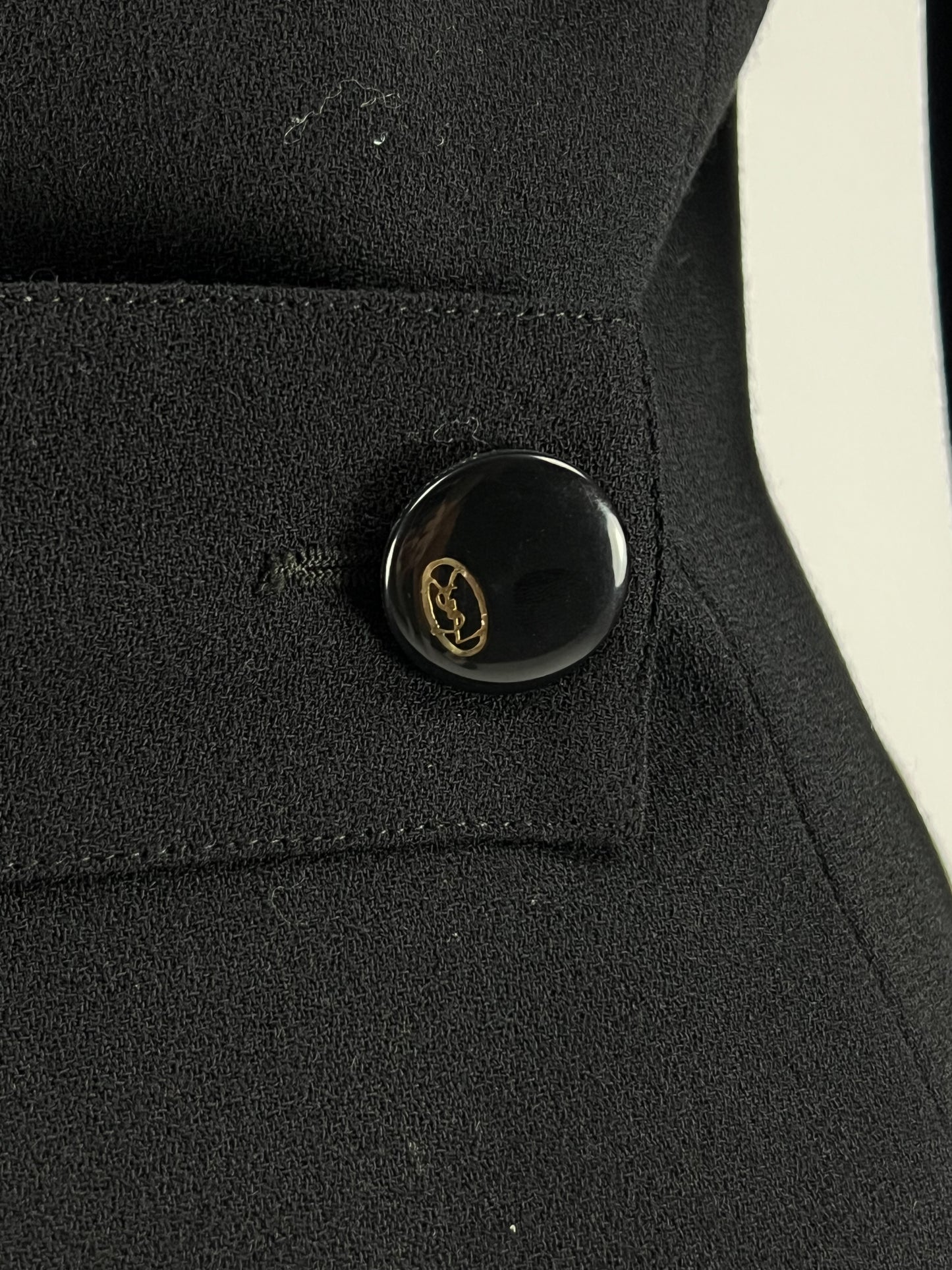 Blazer in Pura Lana anni ‘70 - Bottoni YSL