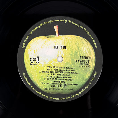 THE BEATLES – Let It Be Stampa Giapponese EAS-80561 1976 OBI GATEFOLD