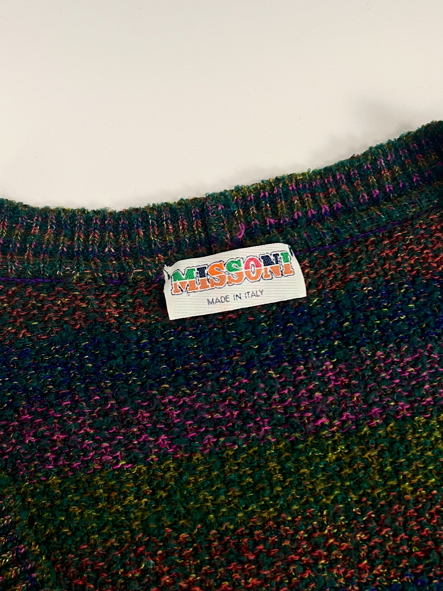 Cardigan Missoni in Lana anni ‘70