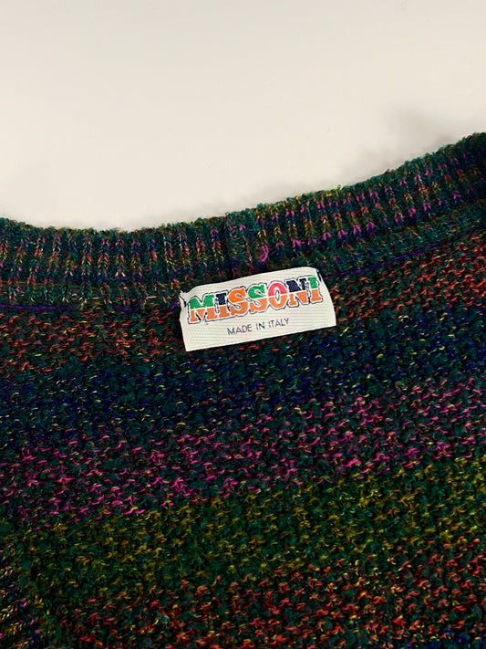 Cardigan Missoni in Lana anni ‘70