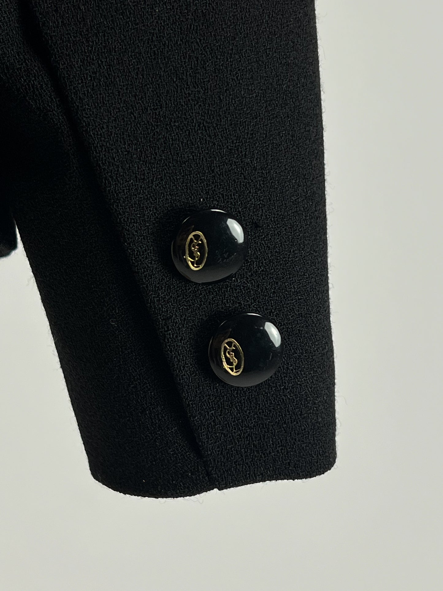 Blazer in Pura Lana anni ‘70 - Bottoni YSL