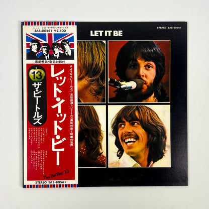 THE BEATLES – Let It Be Stampa Giapponese EAS-80561 1976 OBI GATEFOLD