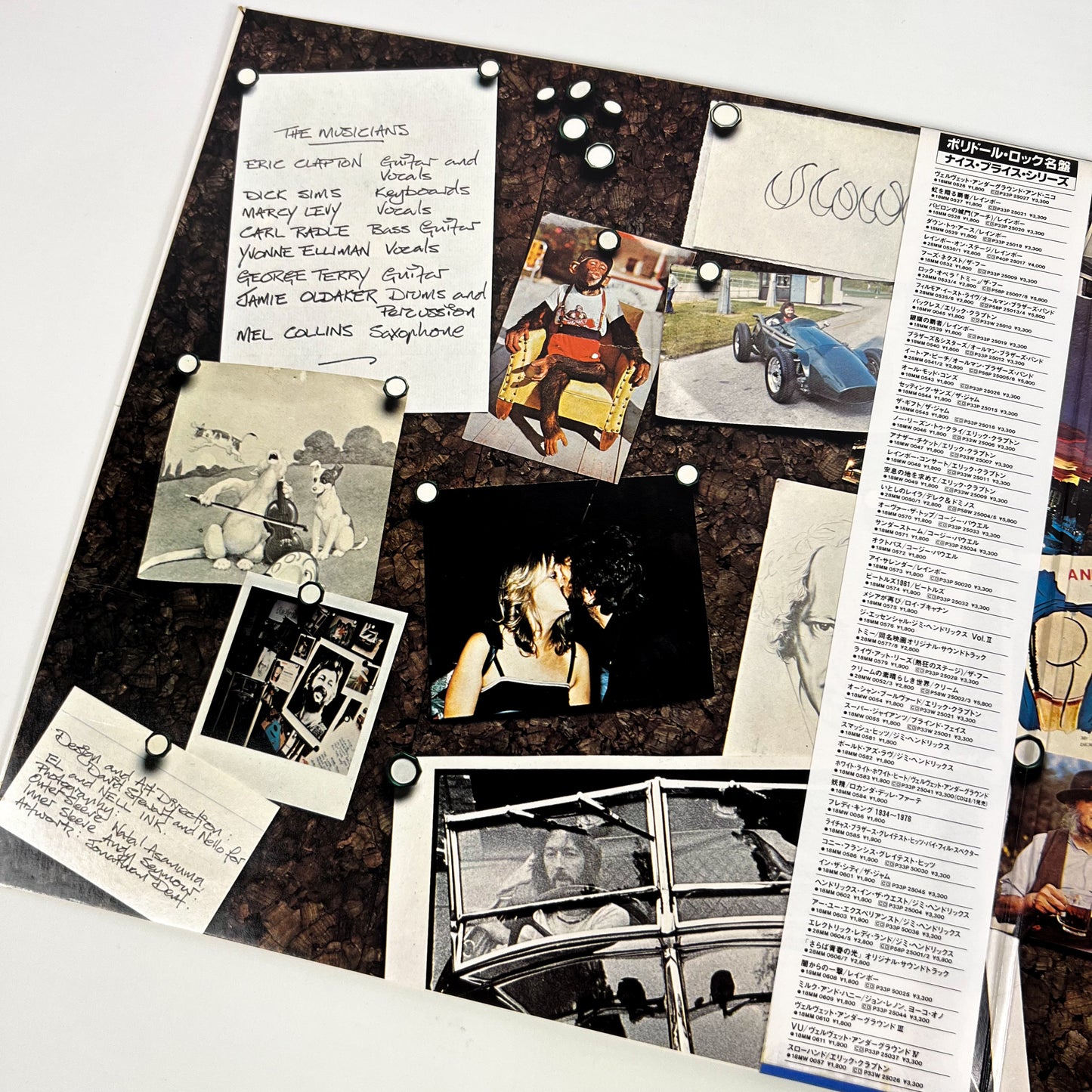 ERIC CLAPTON – Slowhand Stampa Giapponese 18MW 0057 1987 OBI GATEFOLD