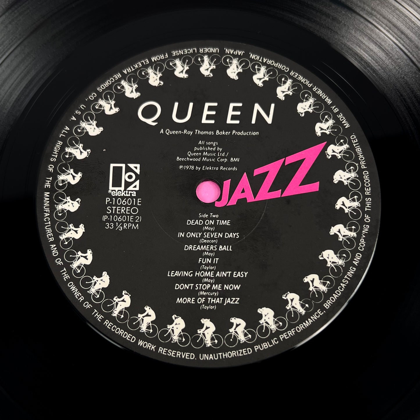 QUEEN – Jazz 1ª Edizione Giapponese – Elektra P-10601E 1978 - Poster