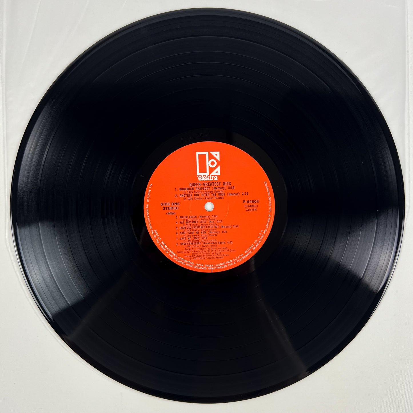 QUEEN – Greatest Hits Edizione Giapponese P-6480E 1981 OBI