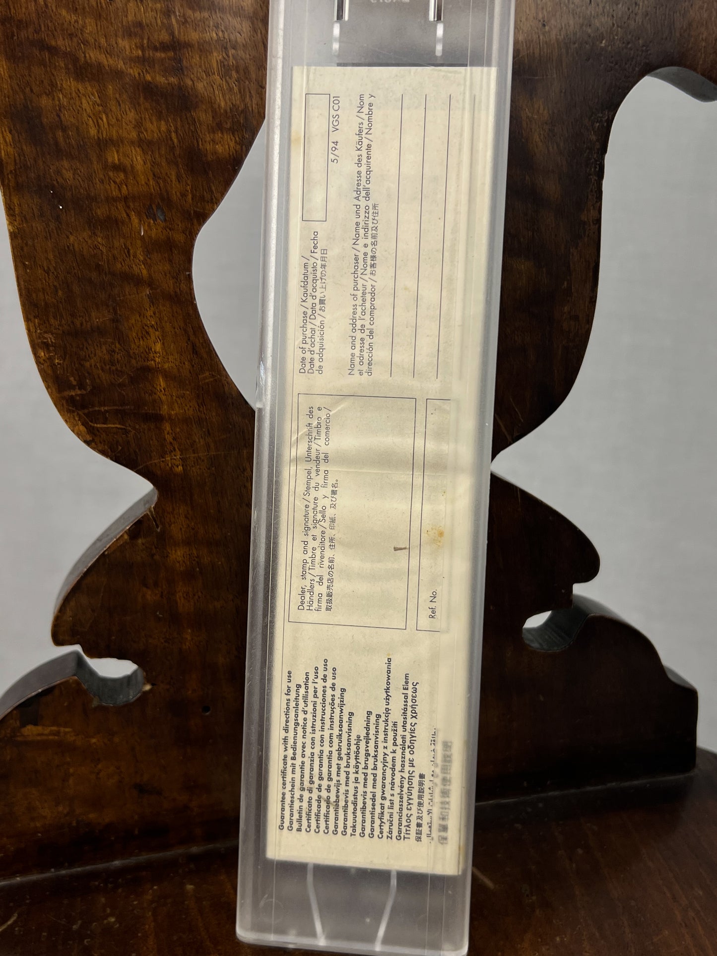 Swatch Chrono “Greentic” SCV100 1992