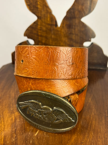 Cintura American Eagle in Pelle