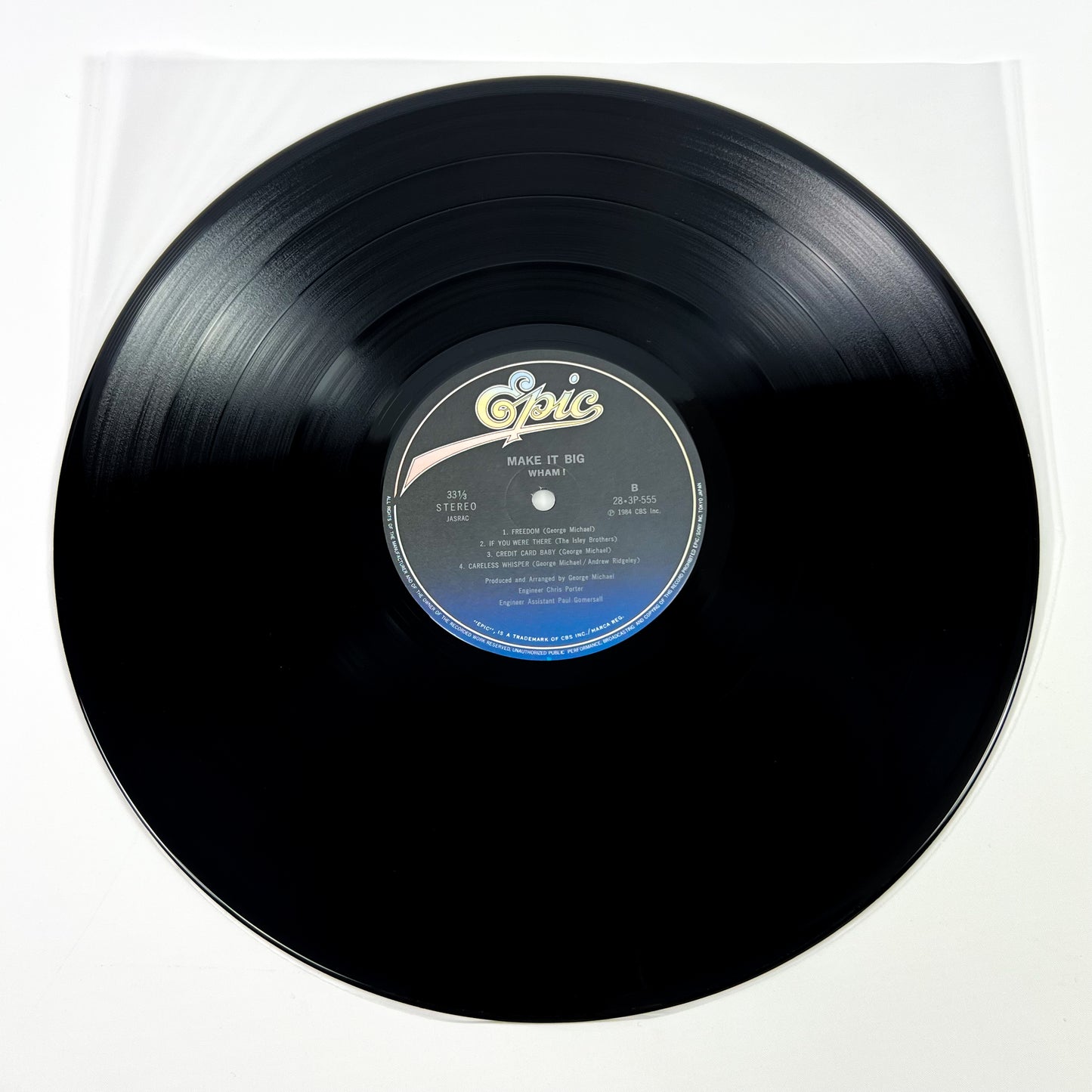 WHAM! – Make It Big – 1ª Edizione Giapponese – Epic/Sony 28·3P-555 1984