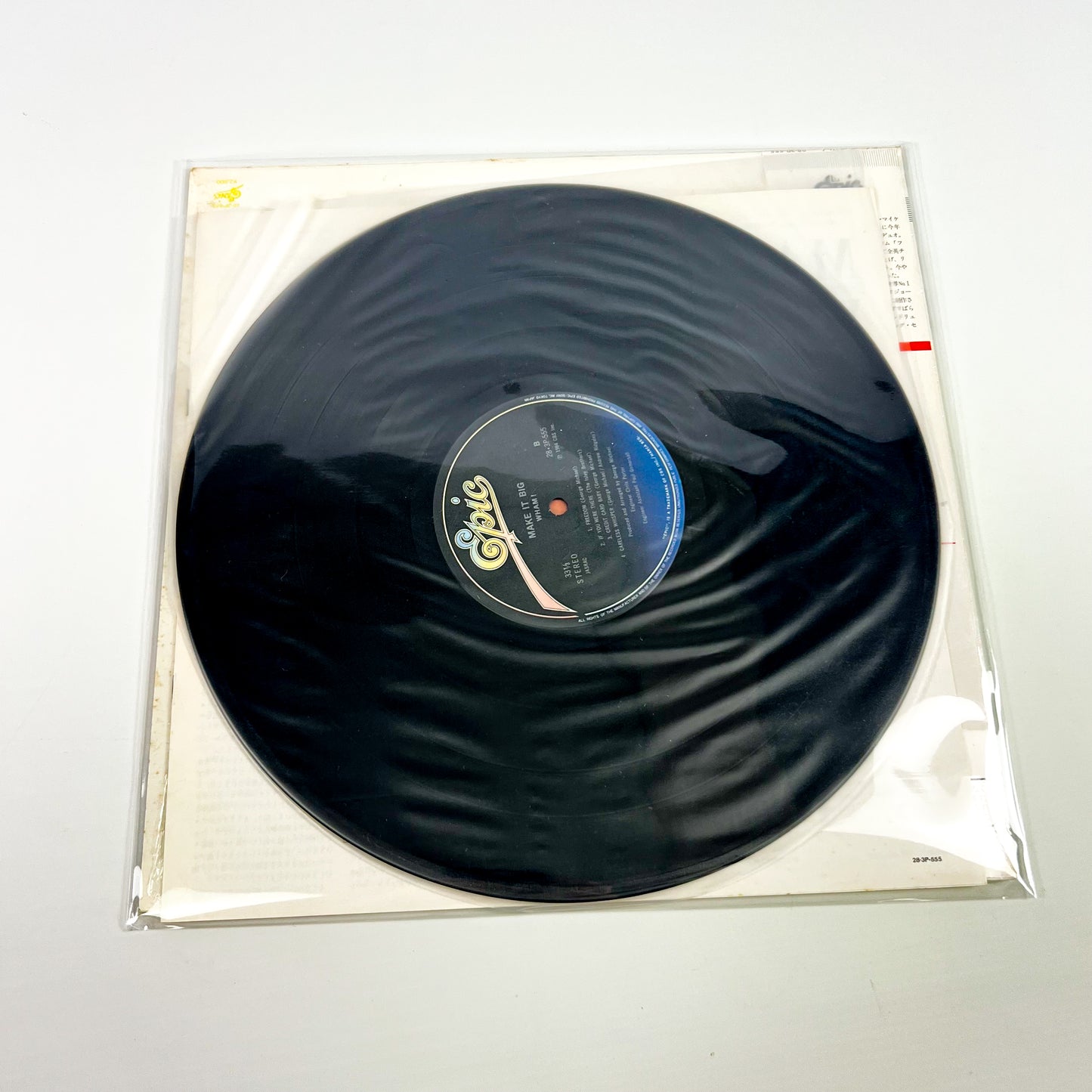WHAM! – Make It Big – 1ª Edizione Giapponese – Epic/Sony 28·3P-555 1984