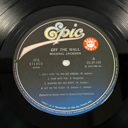 MICHAEL JACKSON – Off the Wall 1ª Edizione Giapponese– Epic/Sony 25·3P-149 1979