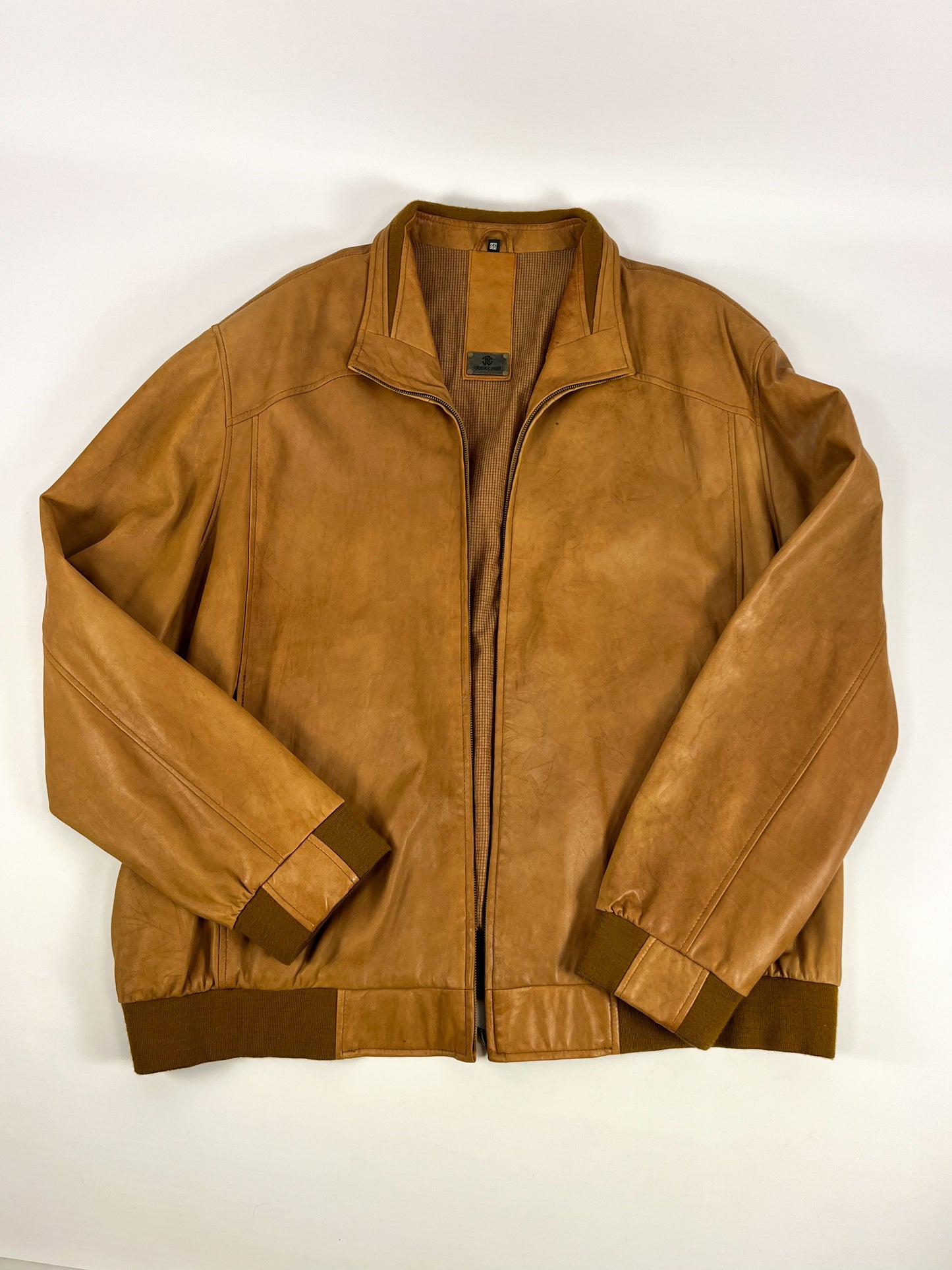 Giacca in Pelle Roberto Cavalli Y2K