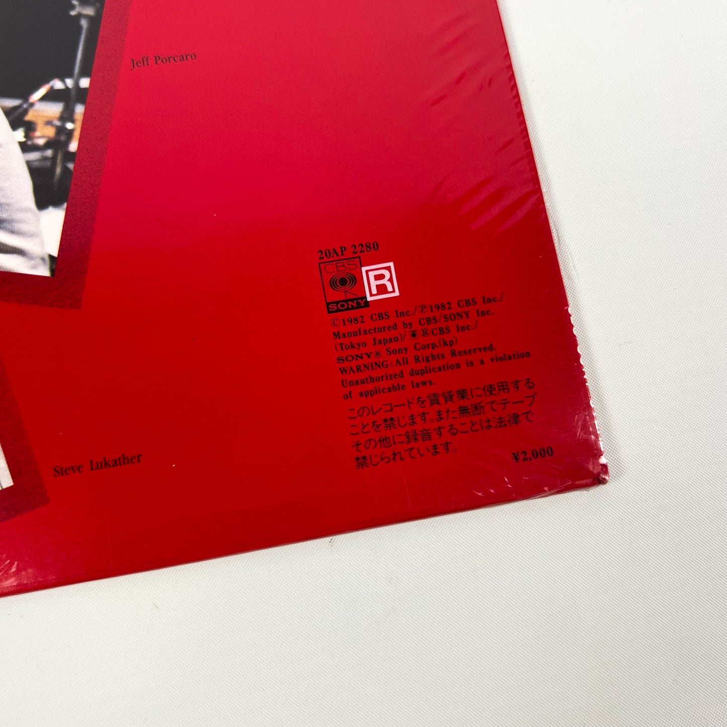TOTO – Toto IV Prima Stampa Giapponese 20AP 2280 1982 OBI SHRINK